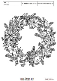 Mandala boyama sayfaları